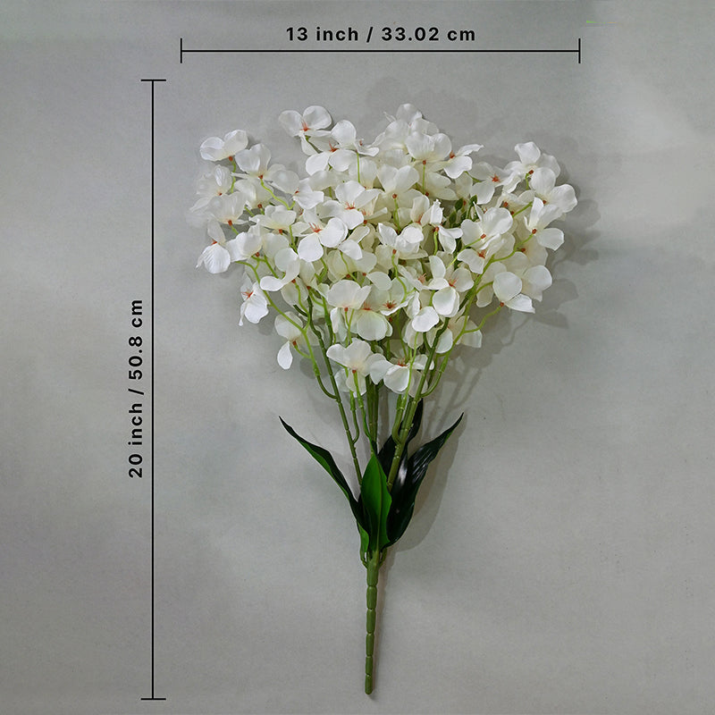 Buy Faux Dame's Rocket Flower Bunch - White Artificial Flowers from Vaaree