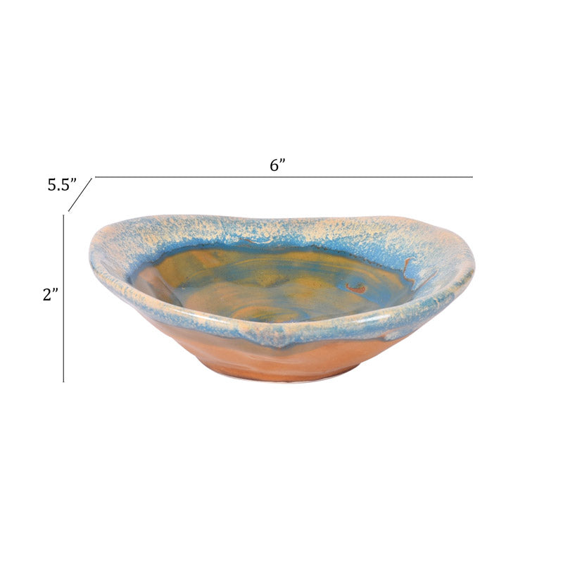 Buy Raveena Ceramic Serving Bowl (120 ML) - Set of Four Bowl from Vaaree