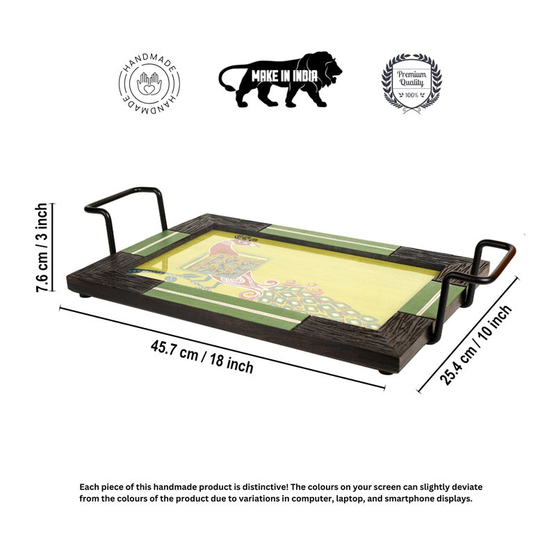 Buy Sherin Decorative Serving Tray Serving Tray from Vaaree