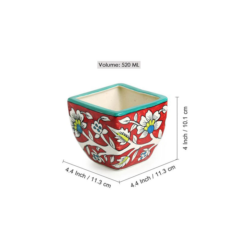 Buy Heritage Roots Handpainted Planter - Set Of Two Pots & Planters from Vaaree