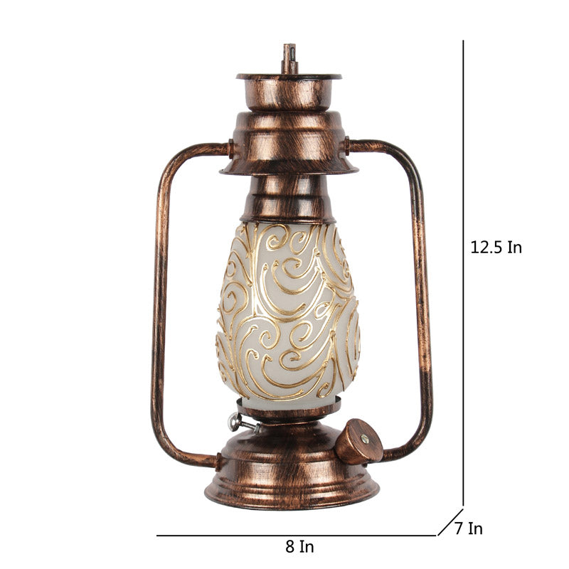 Buy Saagar Mosaic Lantern Wall Lamp - Copper Wall Lamp from Vaaree