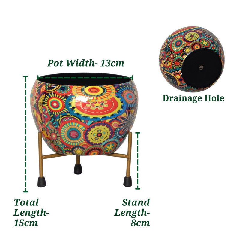 Buy Kairali Ethnic Planter With Stand Pots & Planters from Vaaree