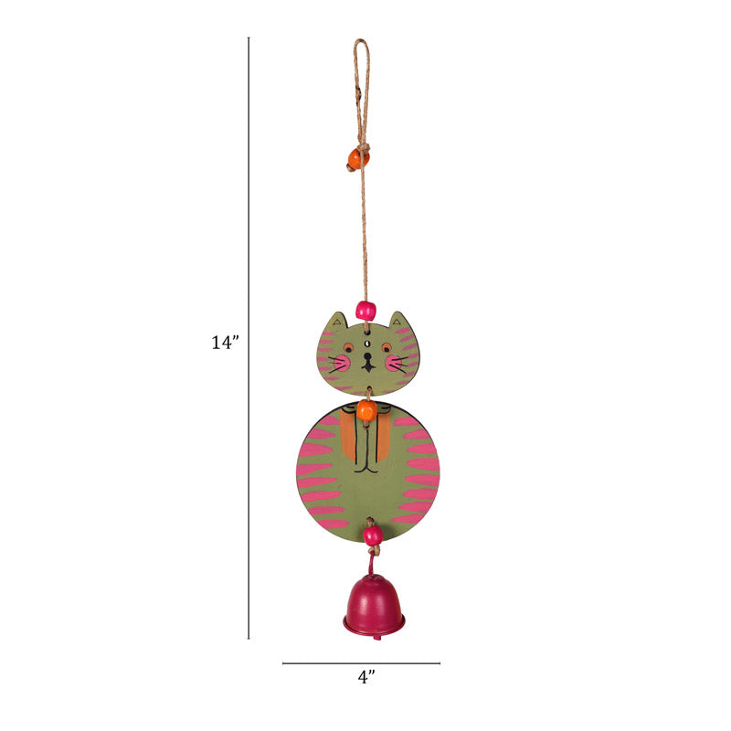 Buy Hello Kitty Windchime - Green Windchimes from Vaaree