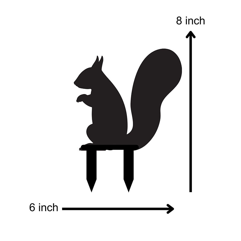 Buy Squirrel Nibble Garden Stake - Set Of Three Garden Stake from Vaaree