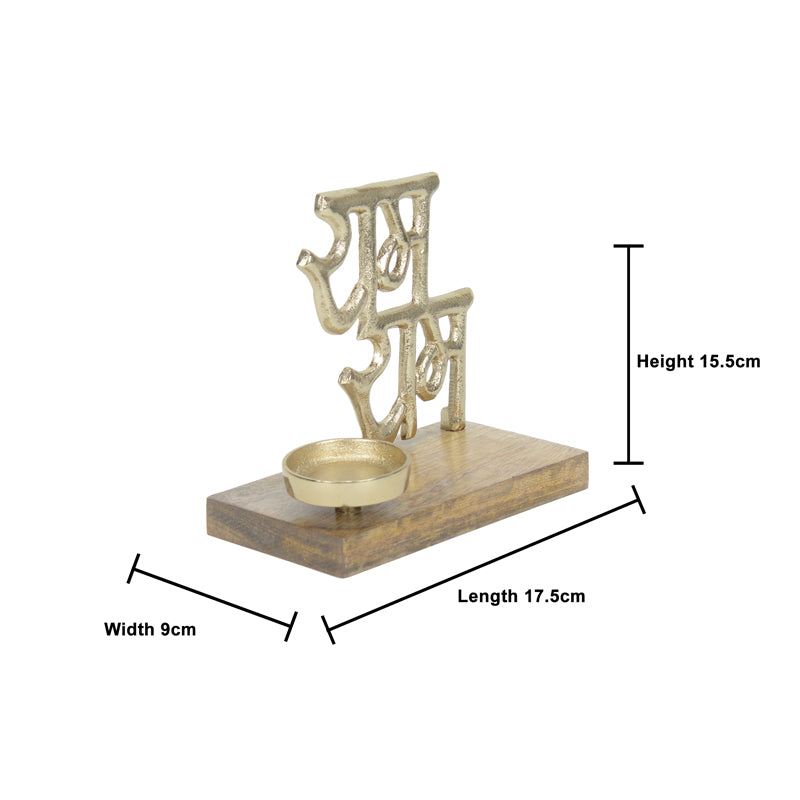 Buy Ram Naam Festive Tealight Candle Candle Holders from Vaaree