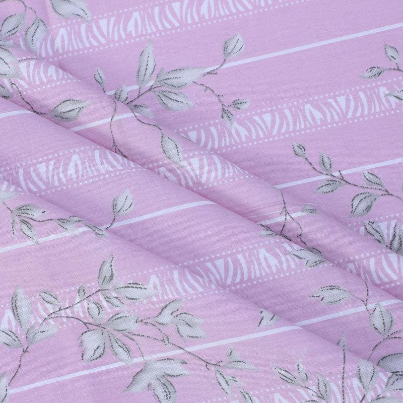 Buy Grassy Flora Printed Bedsheet - Pink Bedsheets from Vaaree