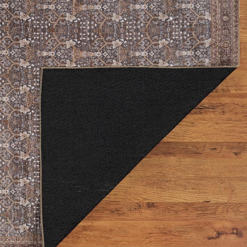 Buy Sadie Ethnic Carpet - Charcoal Carpet from Vaaree