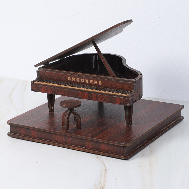 Buy Symphony Piano Showpiece - Dark Brown Showpieces from Vaaree