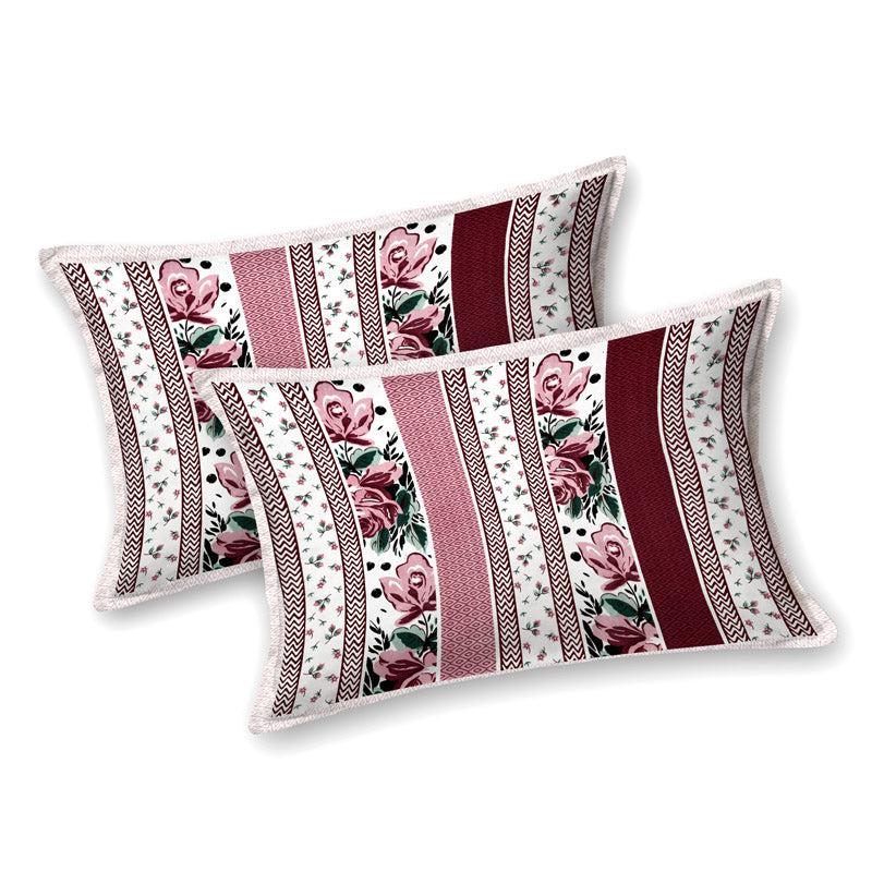 Buy Livia Floral Bedsheet - Pink Bedsheets from Vaaree