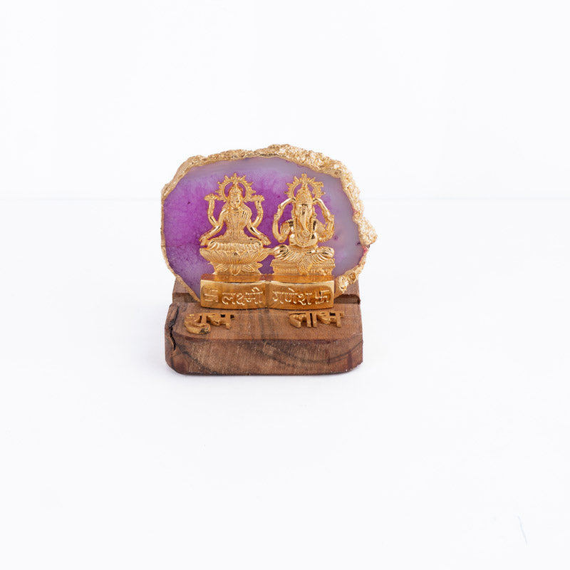 Buy Divine Laxmi Ganesha Agate Festive Gift Box - Purple Idols & Sets from Vaaree