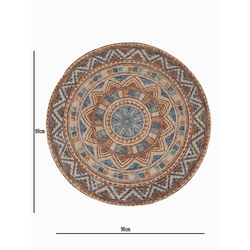 Buy Milana Ethnic Round Rug Rugs from Vaaree