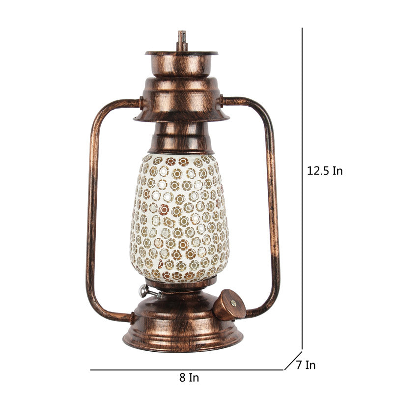 Buy Navina Mosaic Lantern Wall Lamp - Copper Wall Lamp from Vaaree