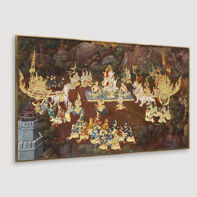 Buy Royale Dinner Wall Painting Wall Art & Paintings from Vaaree