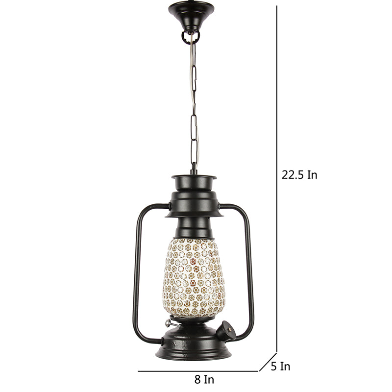 Buy Navina Mosaic Lantern Ceiling Lamp - Black Ceiling Lamp from Vaaree