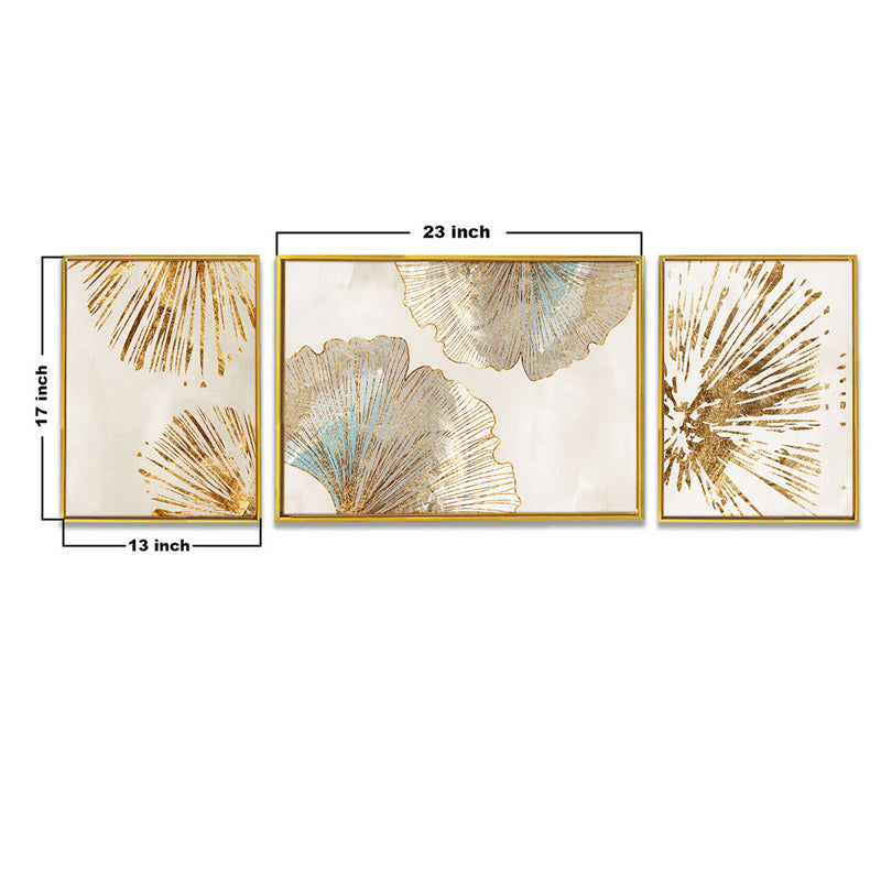 Buy Rose Rise Wall Art - Set Of Three Wall Art & Paintings from Vaaree