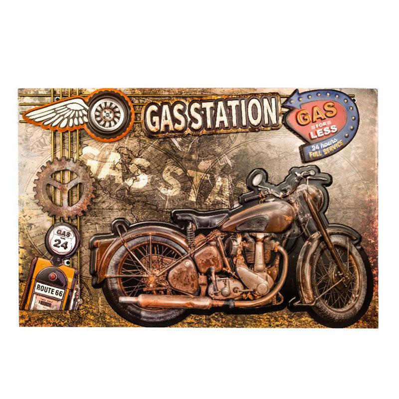 Buy Retro Bullet Bike Wall Accent Wall Accents from Vaaree