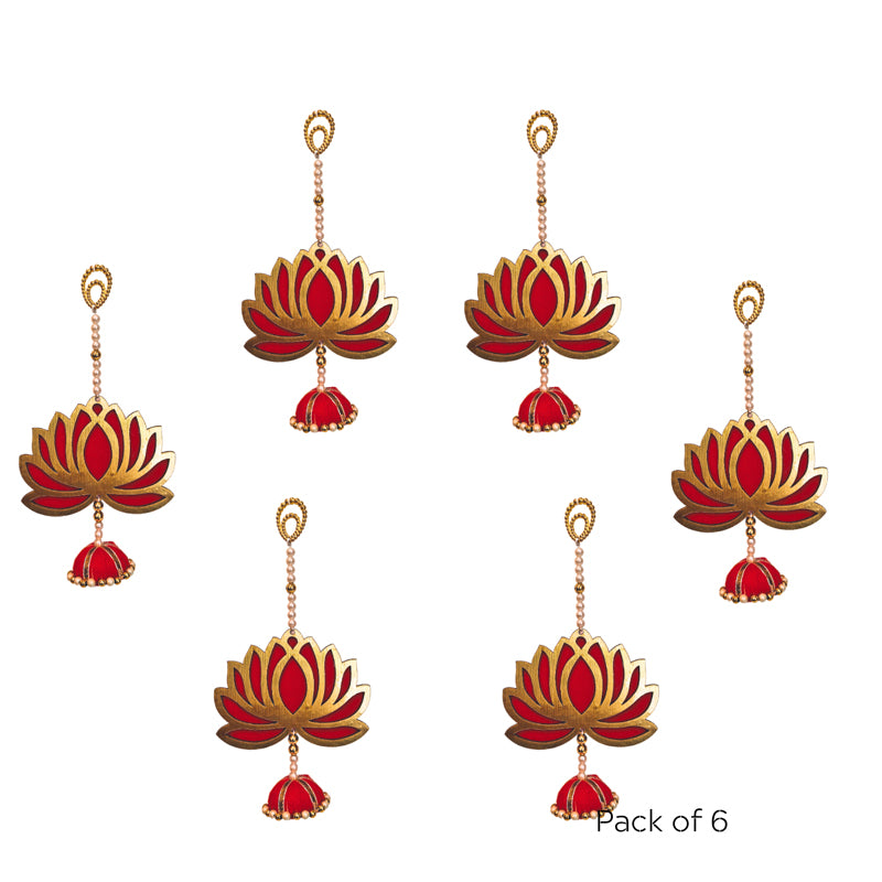 Buy Kamal Sima Latkan (Pink) - Set Of Six Latkans from Vaaree