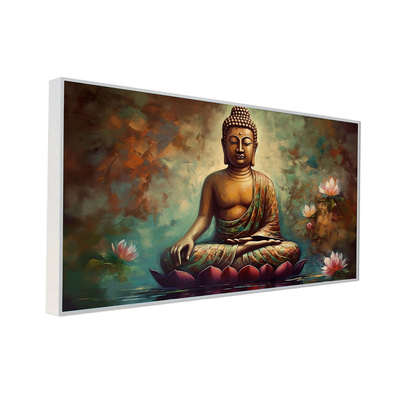 Buy Mahatma Wall Painting With Frame Wall Art & Paintings from Vaaree