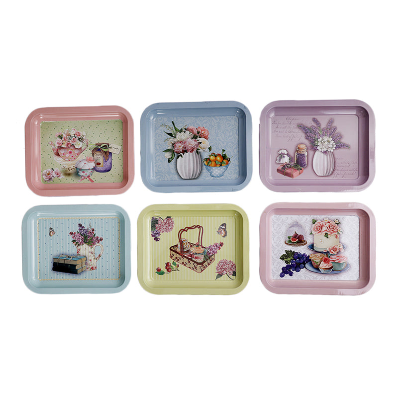 Buy Bouquet Broma Serving Tray - Set Of Six Serving Tray from Vaaree