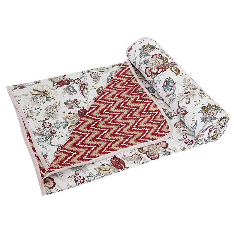 Buy Niya Cotton Dohar (Maroon) - 180 Gsm Dohars from Vaaree