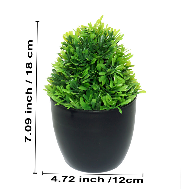 Buy Faux Kesa Plant With Pot - Set Of Three Artificial Plants from Vaaree