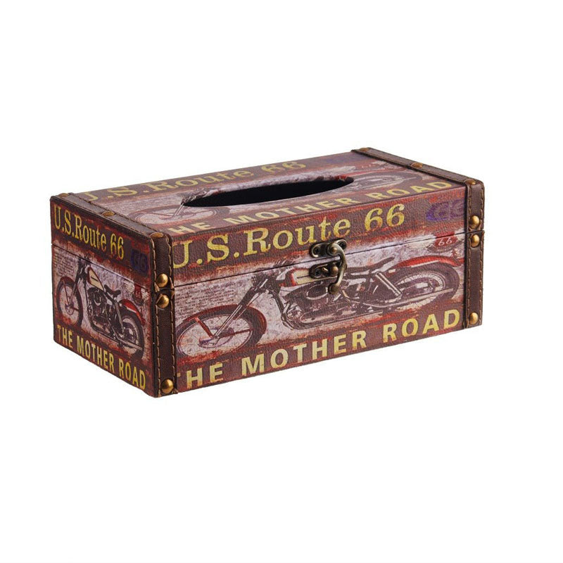 Buy Us Route 66 Tissue Box Tissue Holder from Vaaree