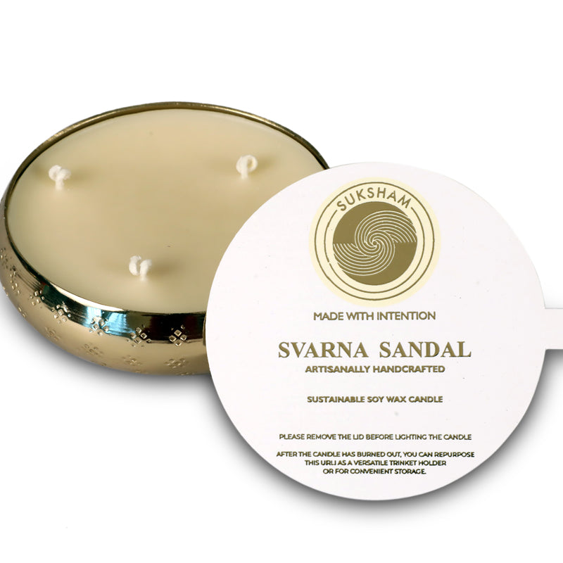 Buy Enchanta Sandalwood Scented Candle Candles from Vaaree