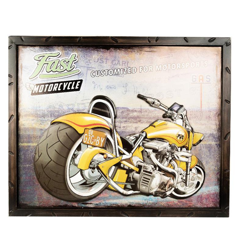 Buy Motorcycle Chopper Retro Wall Art Wall Accents from Vaaree