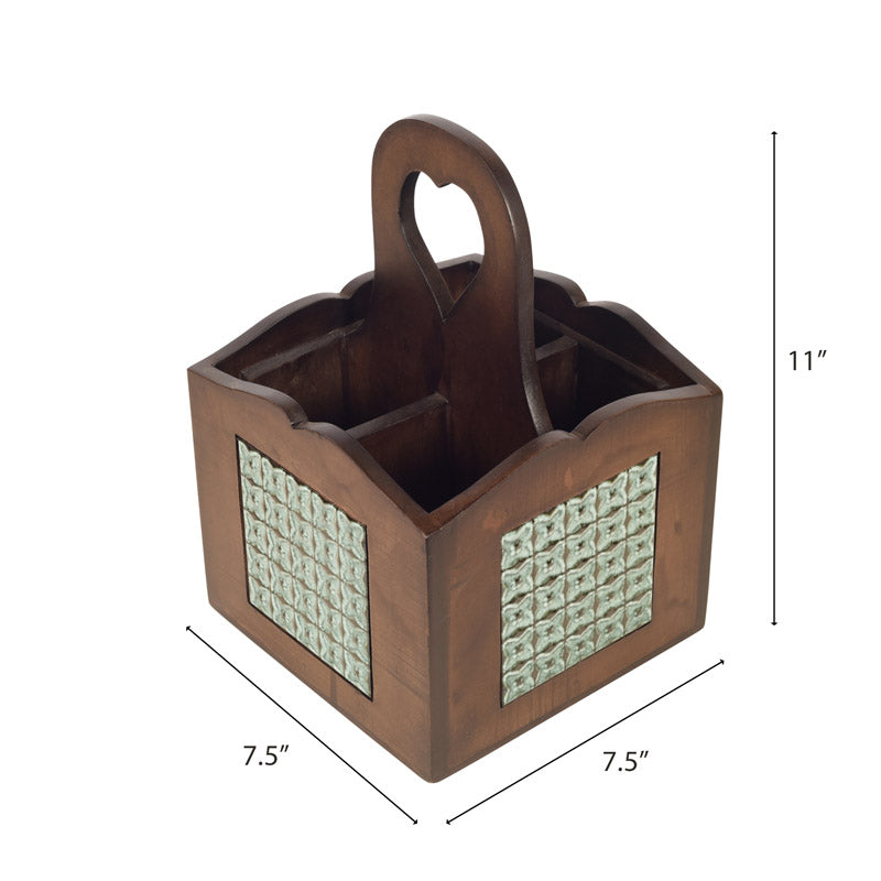 Buy Kapila Handcrafted Cutlery Holder Cutlery Stand from Vaaree