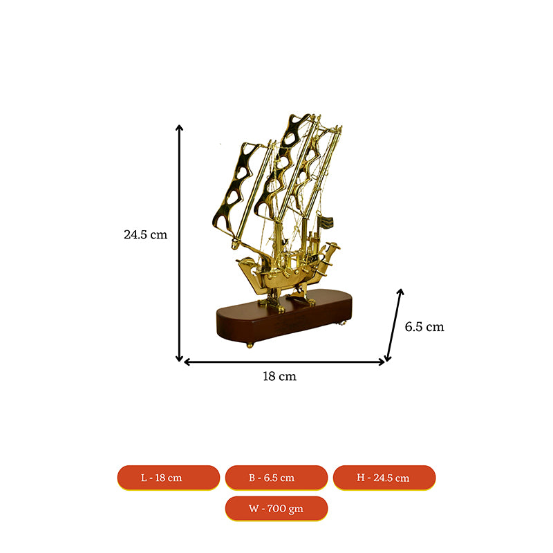 Buy The Dream Sail Showpiece Showpiece from Vaaree