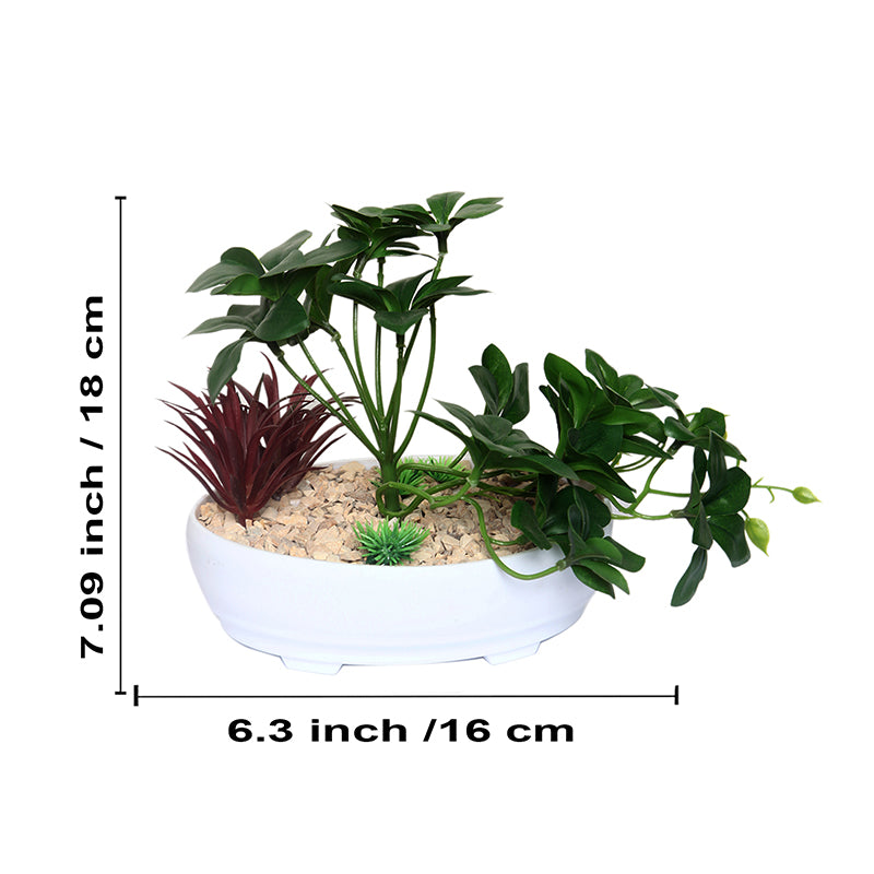 Buy Faux Norae Succulent Plant With Pot Artificial Plants from Vaaree