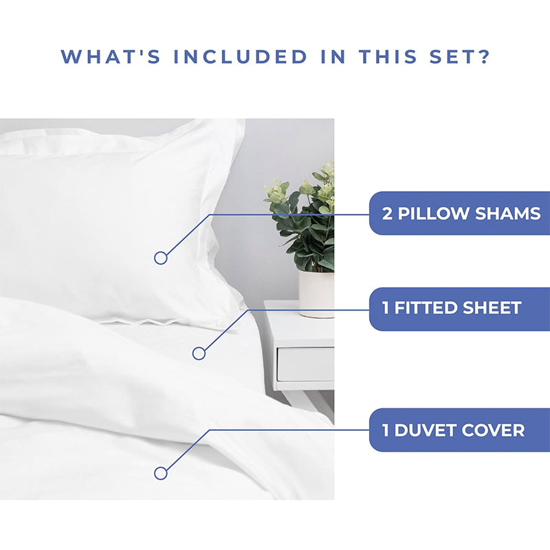 Buy Evelyn Bedding Set - White Bedding Set from Vaaree