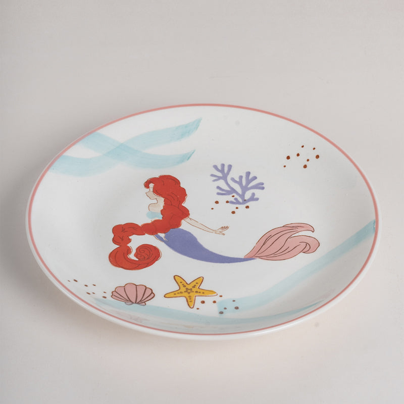 Buy Mermaid Bath Handpainted Tea & Snack Set - Three Piece Set Tea Sets & Tea Pots from Vaaree