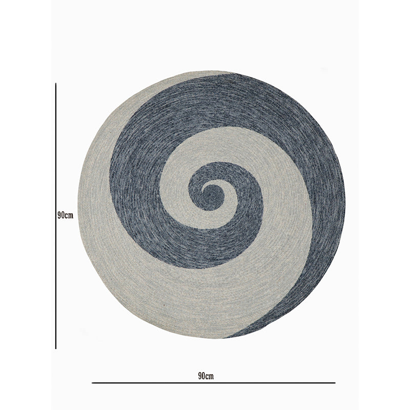 Buy Spiral Zone Round Rug Rugs from Vaaree