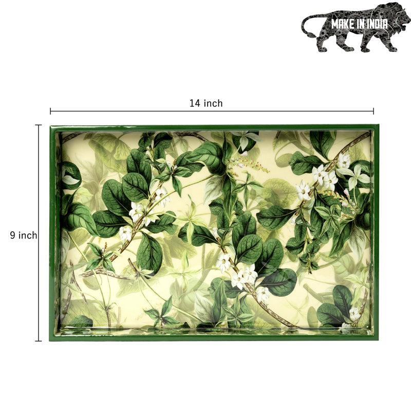 Buy Lush Green Serving Tray Serving Tray from Vaaree