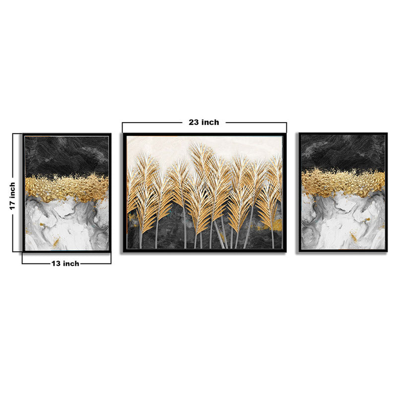 Buy Shania Wall Art - Set Of Three Wall Art & Paintings from Vaaree