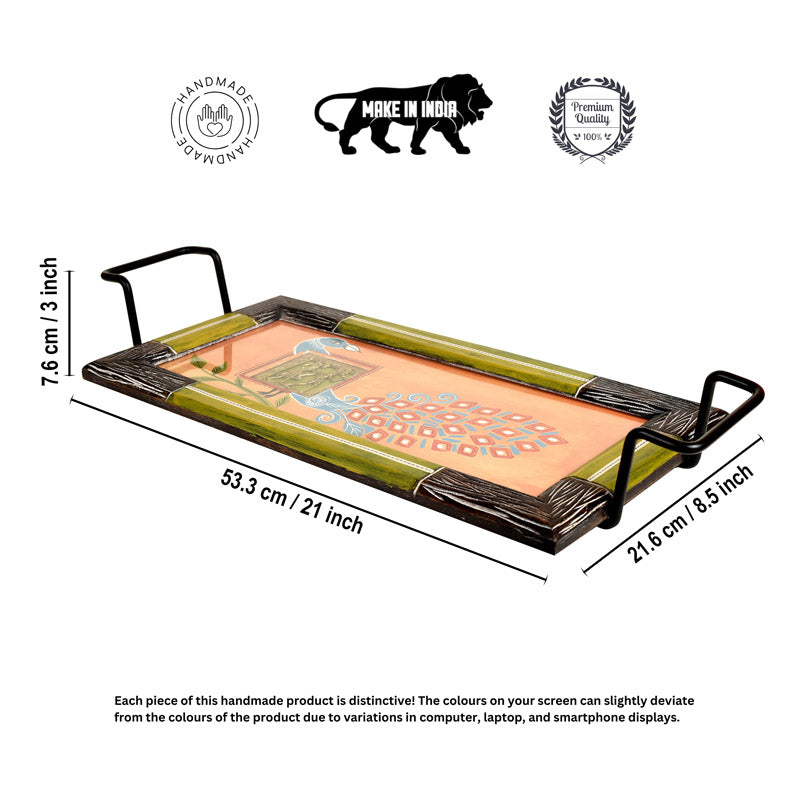 Buy Shameela Decorative Serving Tray Serving Tray from Vaaree