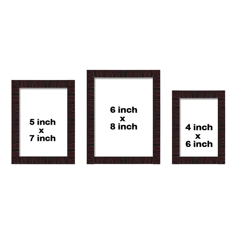 Buy Genevieve Wall Photo Frame - Set of Three Photo Frames from Vaaree