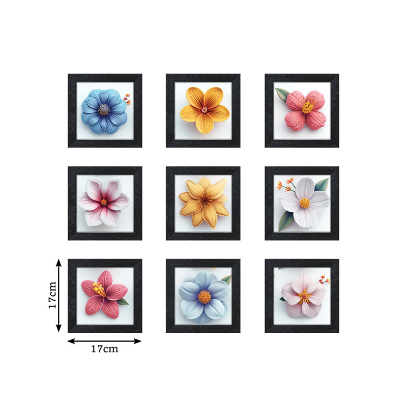 Buy Flora Forma Wall Art - Set Of Nine Wall Art & Paintings from Vaaree