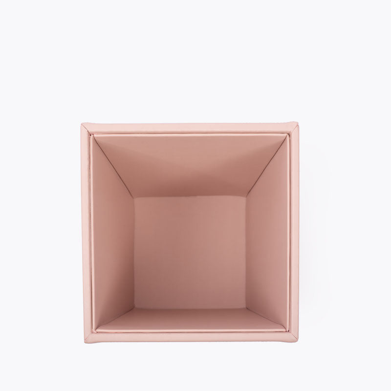 Buy Anora Vegan Leather Dustbin - Pink Dustbin from Vaaree