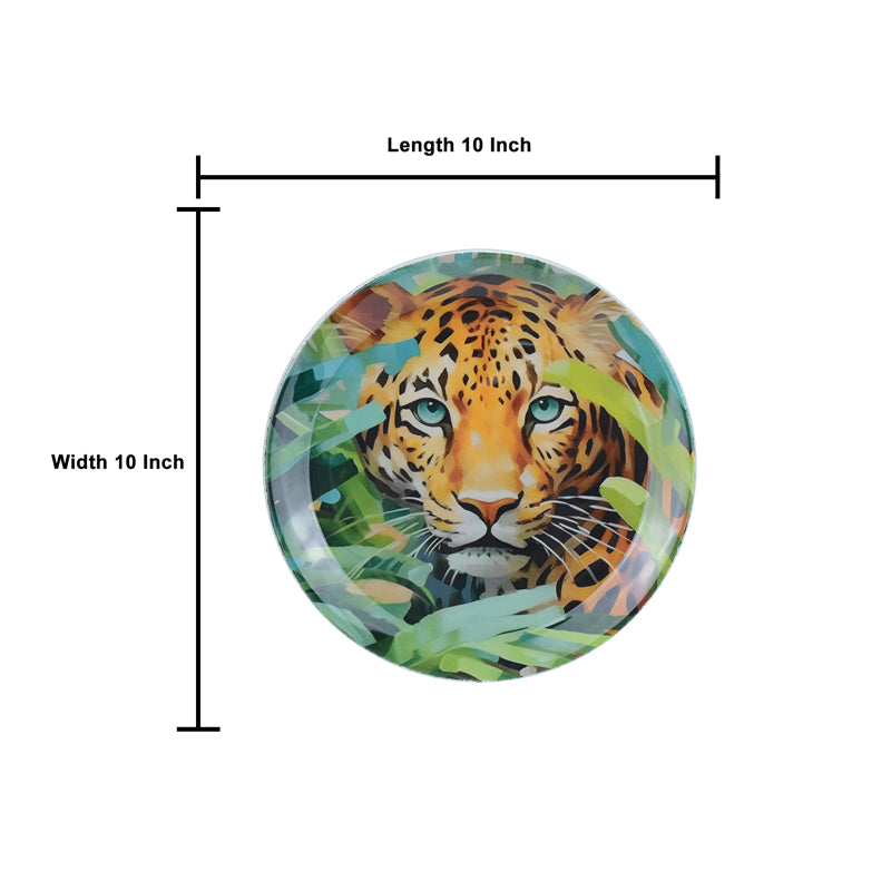 Buy Tiger Stare Wall Plate Wall Plates from Vaaree