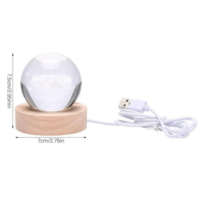 Buy Crystal Ball Galaxy Led Table Lamp Table Lamp from Vaaree