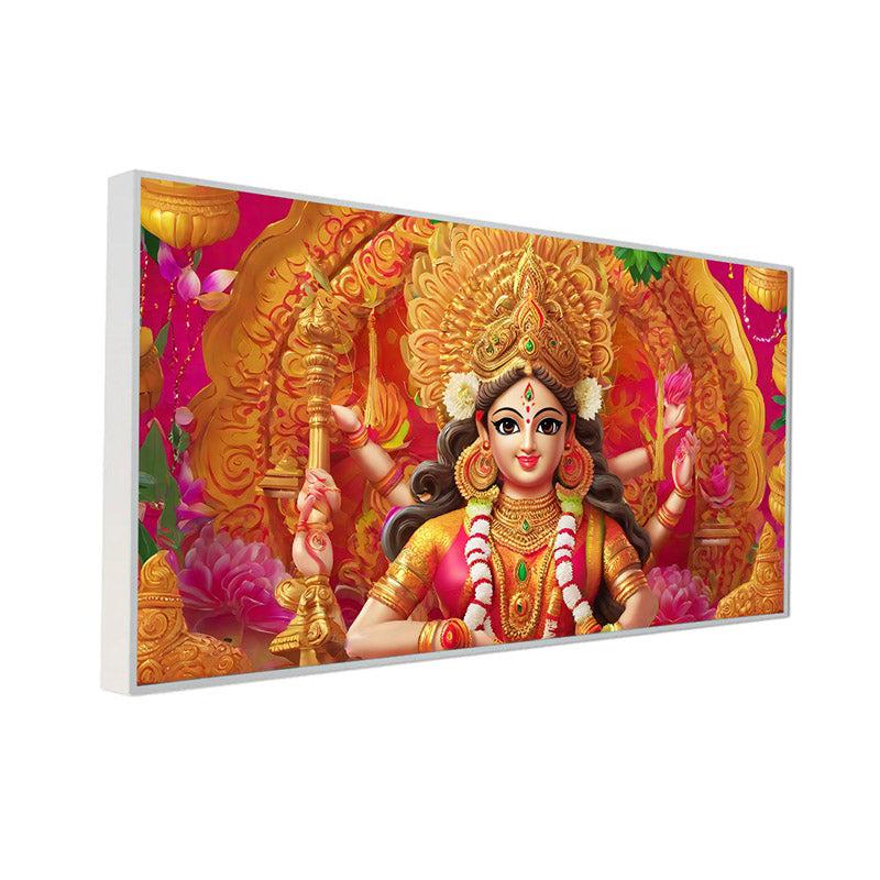 Buy Maata Durga Shakti Wall Painting With Frame Wall Art & Paintings from Vaaree