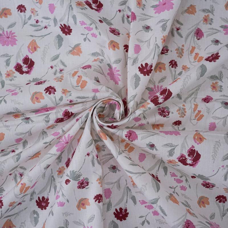 Buy Avani Floral Bedsheet - Pink Bedsheets from Vaaree