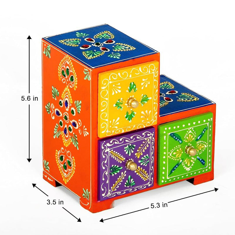 Buy Lesoma Handpainted Jewellery Organizer Jewelbox from Vaaree