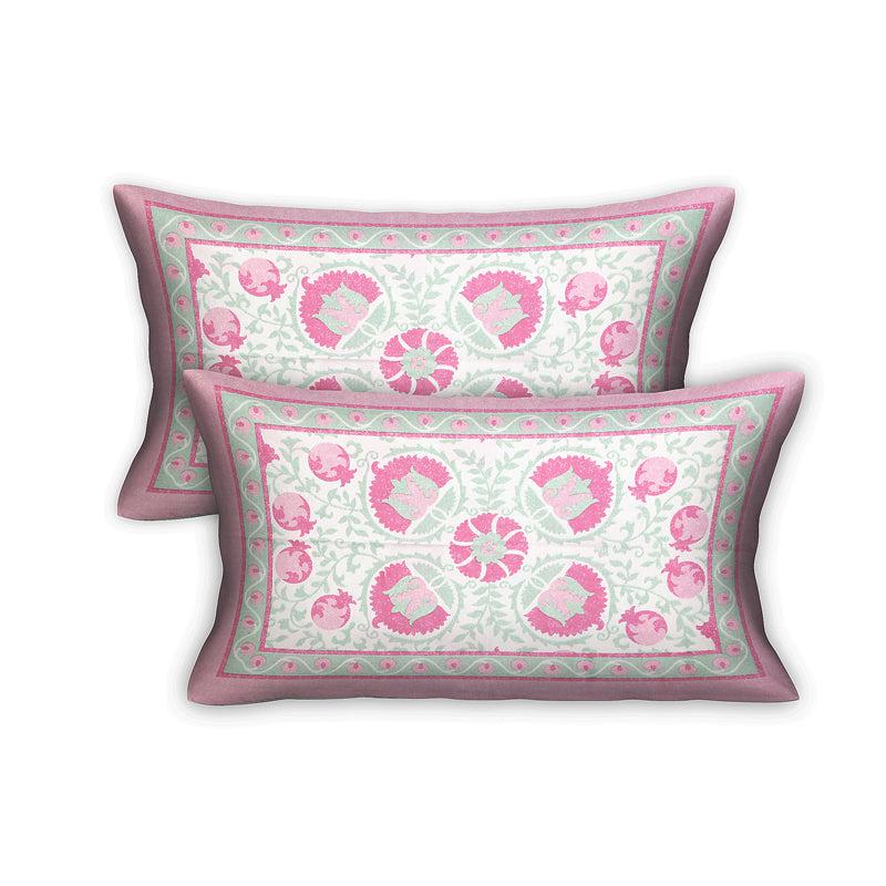 Buy Hazel Floral Bedsheet - Pink Bedsheets from Vaaree