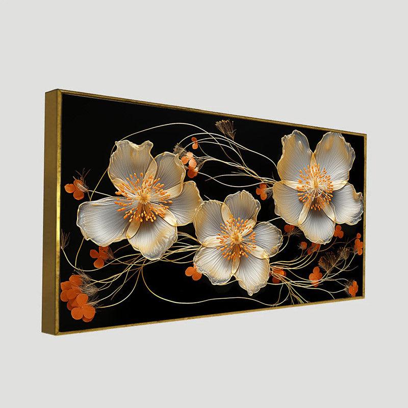 Buy Cauaria Floral Wall Painting With Frame Wall Art & Paintings from Vaaree