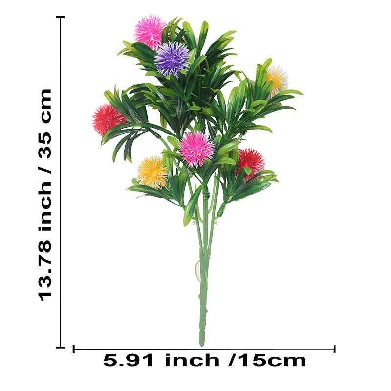 Buy Faux Morca Flower Bunch (Multicolor) - Set Of Two Artificial Flowers from Vaaree