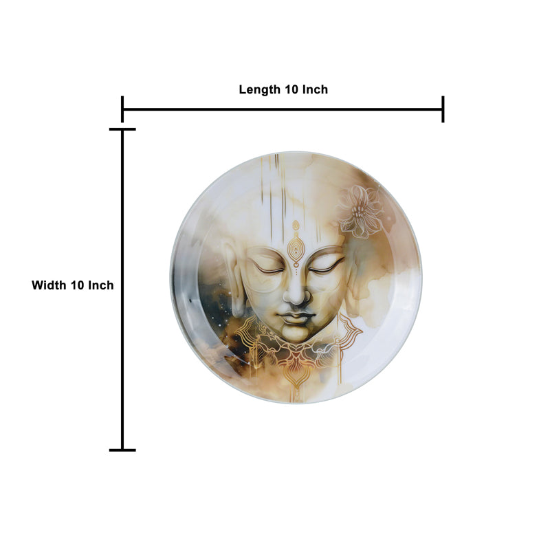 Buy Serene Buddha Wall Plate Wall Plates from Vaaree