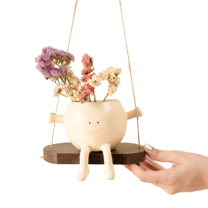 Buy Humpty Face Hanging Planter Pots & Planters from Vaaree